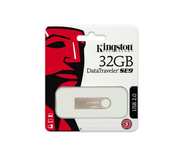 Kingston 32GB DataTraveler SE9 (Metalowy) - 105692 - zdjęcie 2